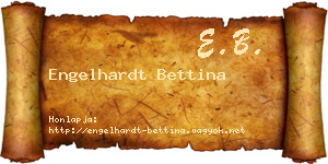 Engelhardt Bettina névjegykártya